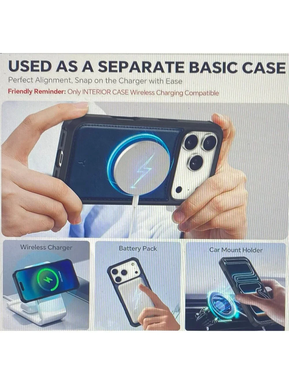 Tucch Wallet Case for iPhone 17 Pro Dark Blue